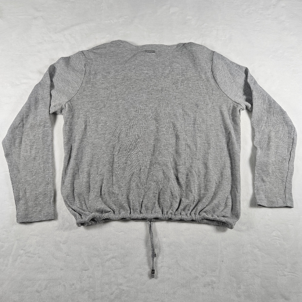 Michael Kors Women's Long Sleeve Gray Tunic Pearl Heathe Size XL New Wit… - Picture 3 of 11